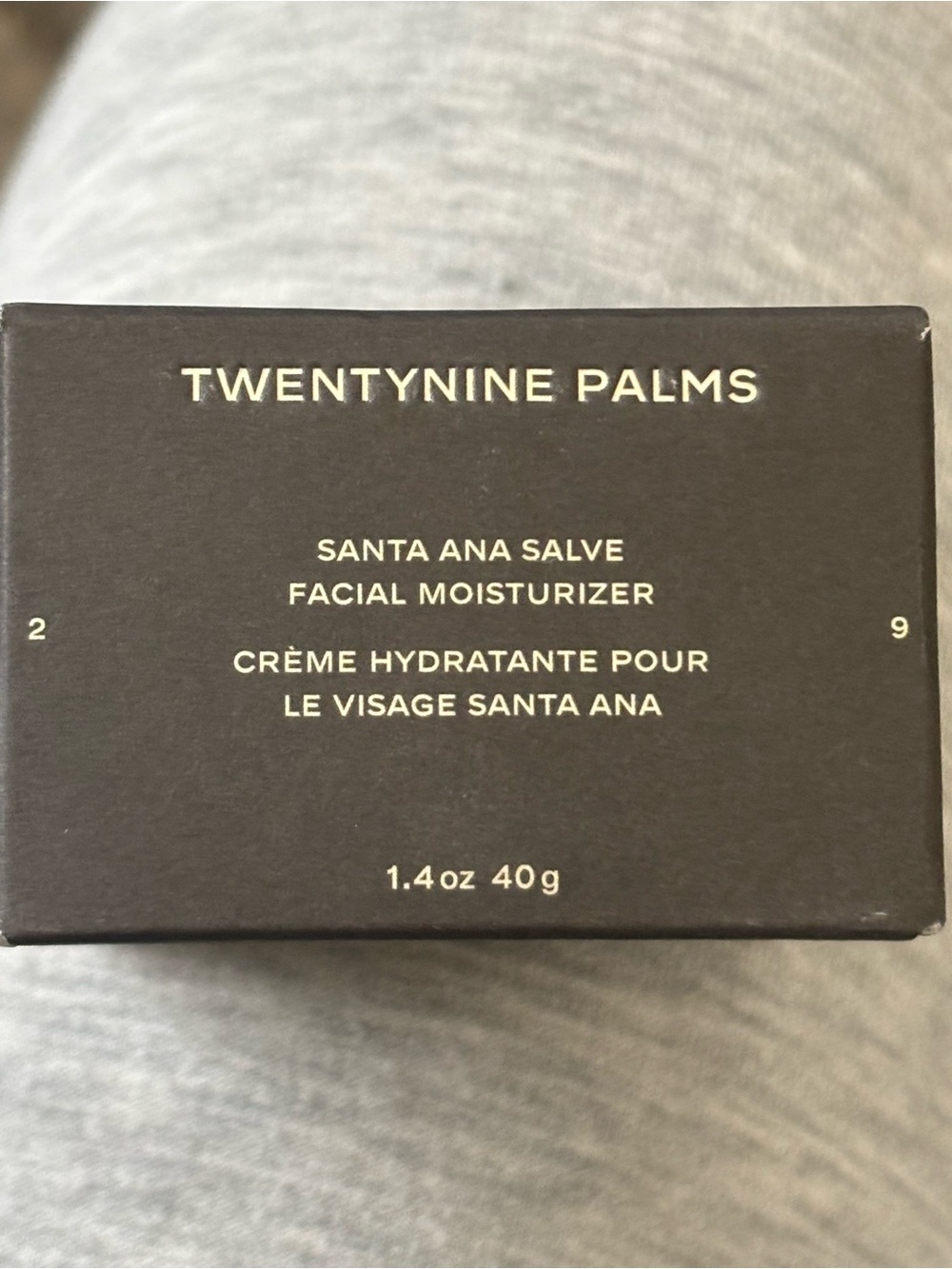 Twentynine Palms Santa Ana Salve Facial Moisturizer - Black